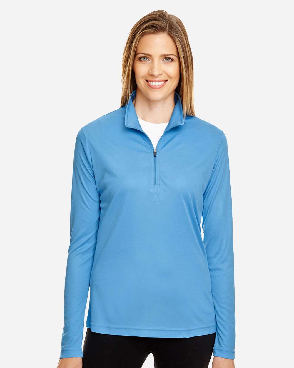 Women's Performance Quarter-Zip Pullover Moisture Wicking Athletic Top