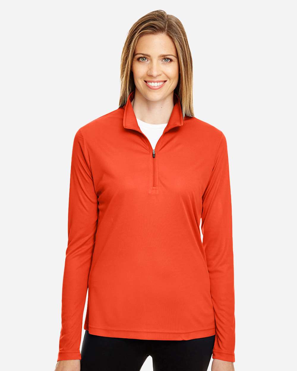 Women's Performance Quarter-Zip Pullover Moisture Wicking Athletic Top