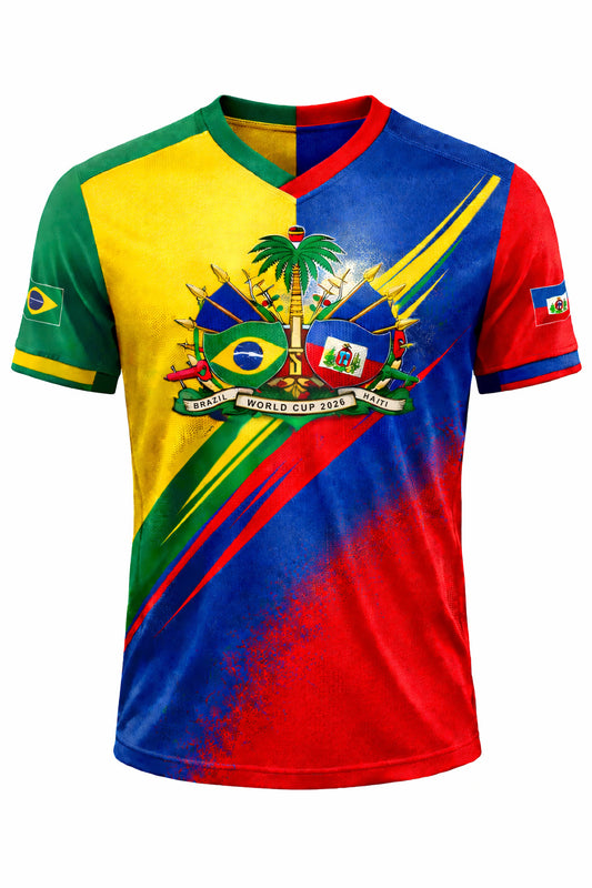 Brazil x Haiti Pride 2026 Fusion Soccer Jersey – Limited Edition