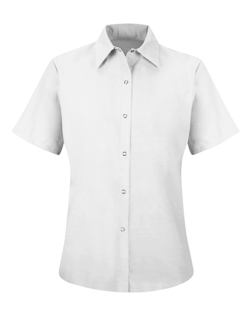 Red Kap Women’s Short Sleeve Pocketless Work Shirt – Professional Uniform Shirt