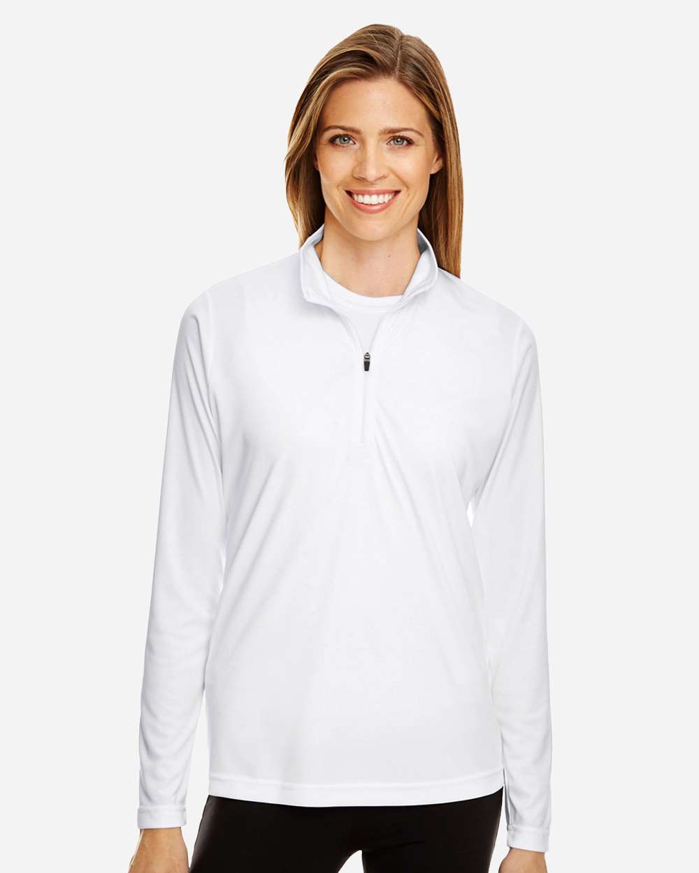Women's Performance Quarter-Zip Pullover Moisture Wicking Athletic Top