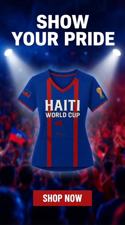 Women’s Haiti World Cup Jersey – Official Fan Edition (Female Cut)