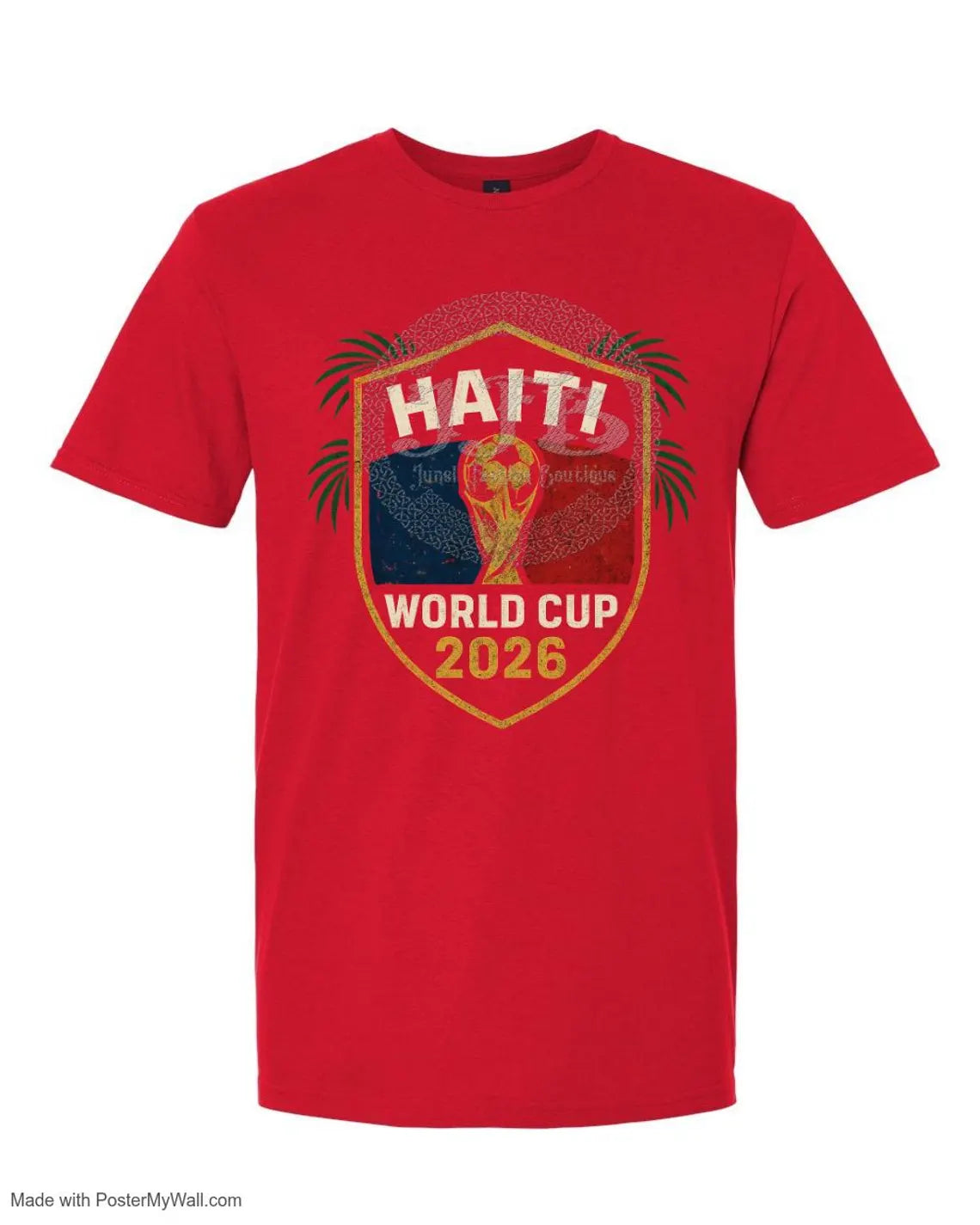 Haiti Soccer 2026 T-Shirt | Ayiti Futbòl Fan Edition Tee