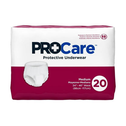 PROCare Protective Underwear Medium - 20 Count