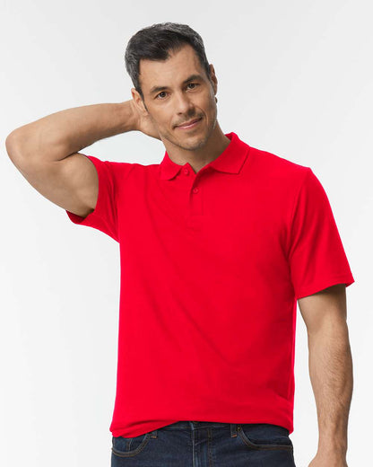 Men’s Softstyle Pique Polo Shirt Moisture Wicking Casual Work Polo